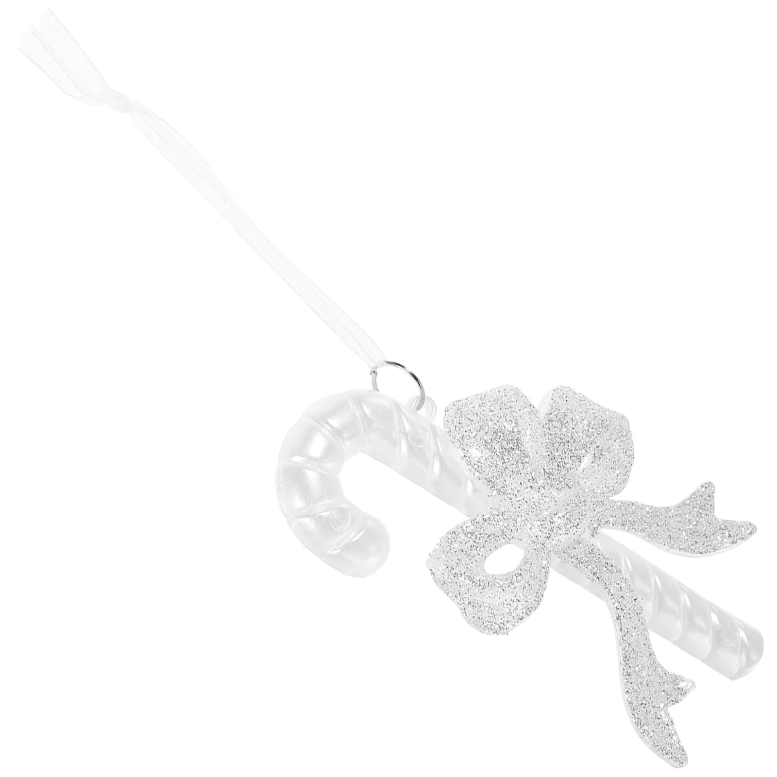 

Acrylic Christmas Hanging Cane Decoration Cane Shape Xmas Tree Hanging Ornament