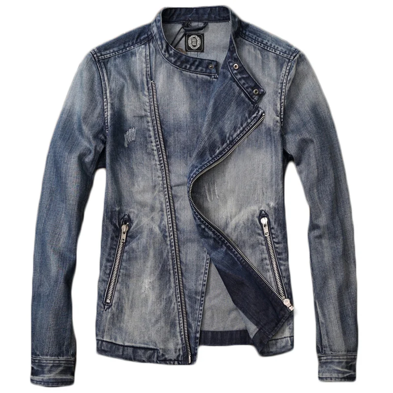 

Style Men's Coat Summer Denim Suit Dress Jackets Automotive Jackets For Men European Designer Mens Clothing Brand Overcoats A964