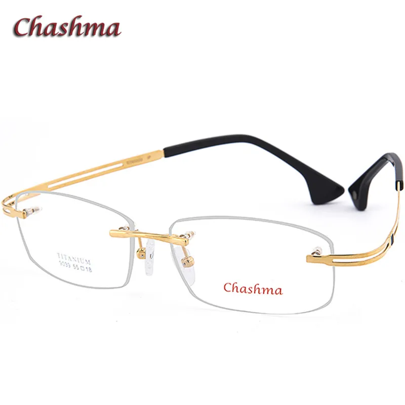

Оправа для очков Chashma Мужская титановая безободковая