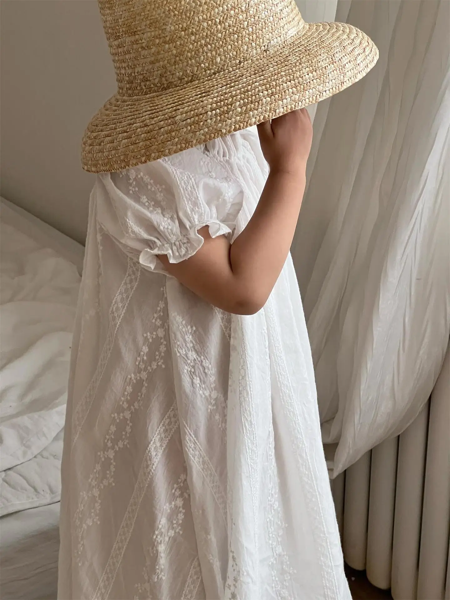 Олень jonmi 2023 летние платья принцессы для маленьких девочек с вышивкой и