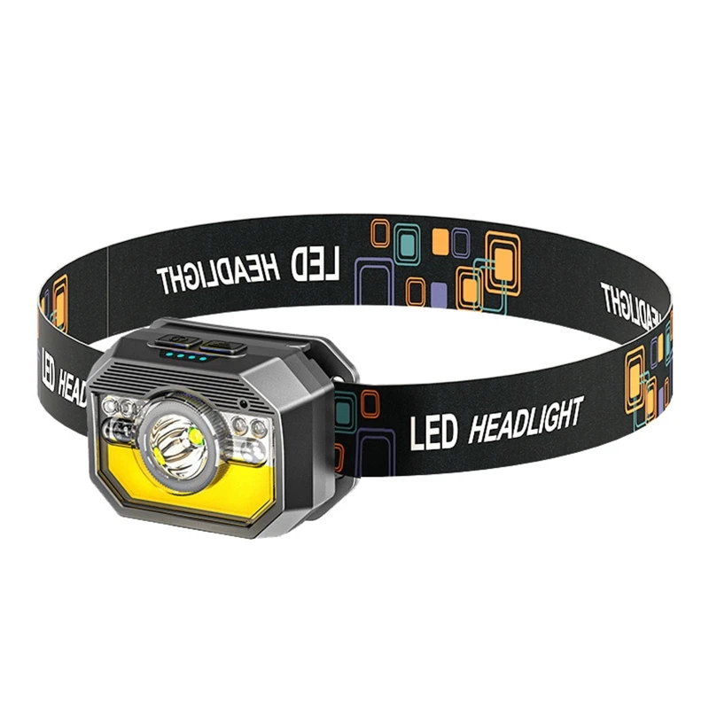 

Сильный светодиодный налобный фонарь XPG, портативный налобный фонарь, водонепроницаемый налобный фонарь с USB-зарядкой, налобный фонарь для ...