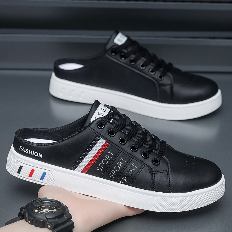 Новые полукроссовки мужская модная повседневная обувь мужские дышащие белые