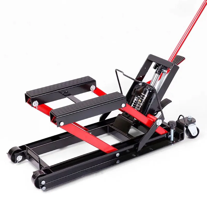 

Гидравлический мотоциклетный ножничный захват нагрузка Регулируемая портативная подъемная стойка подъемный инструмент Нескользящая Рез...