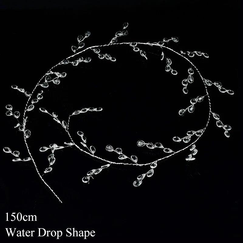 

Акриловая занавеска из бисера "Капля воды", 100/120/150 см