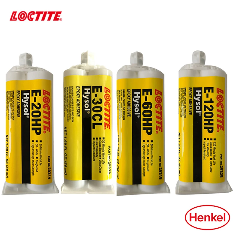 

Loctite 50ml Epoxy Resin E-60HP E-30CL High Temperature Resistant High Viscosity Waterproof AB Glue E-20HP E-120HP