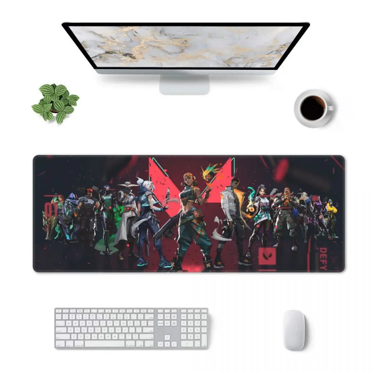 

Large Mouse Mat Video Game Valorant Laptop Mouse Pad Anime Learning Notebook Pad Non-slip New Arrival Gaming Accessories Gamer