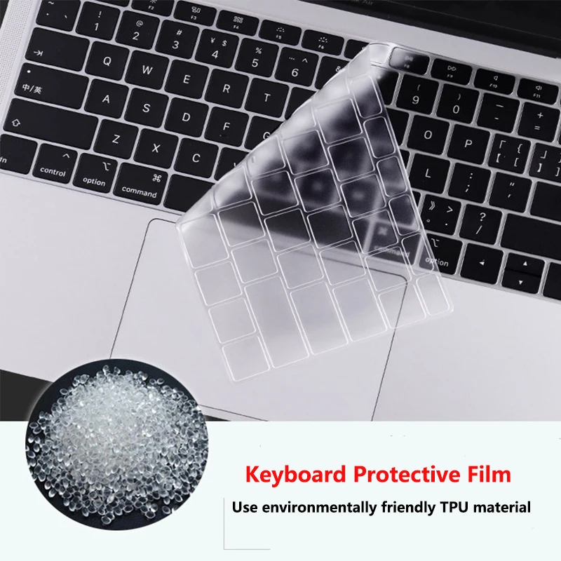 For Apple Macbook Pro13 Keyboard Cover Case Transparent Clear Protecter Film Dustproof Film Silicone EU/US
