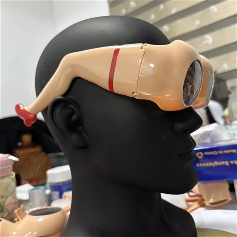 Новинка Забавные солнцезащитные очки с ягодицами портативные легкие взрослые