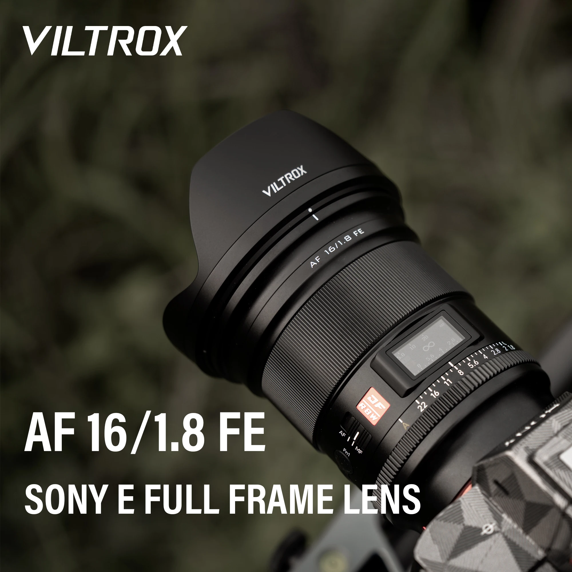 VILTROX 16mm F1.8 Sony Lens Full Frame Large Aperture Ultra Wide Angle Auto Focus Lens For Sony E Camera ZV-E1 A7RV A9 A7C A6600