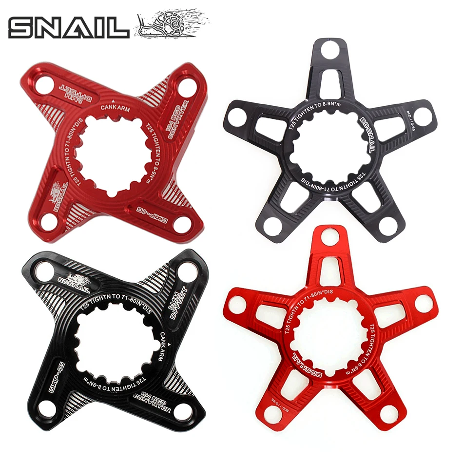 

SNAIL GXP Crank Transfer 104BCD Conversion Claws Turn 110BCD Conversions Parts 4 5 Claw Change Crankset Chainwheel Mtb Parts