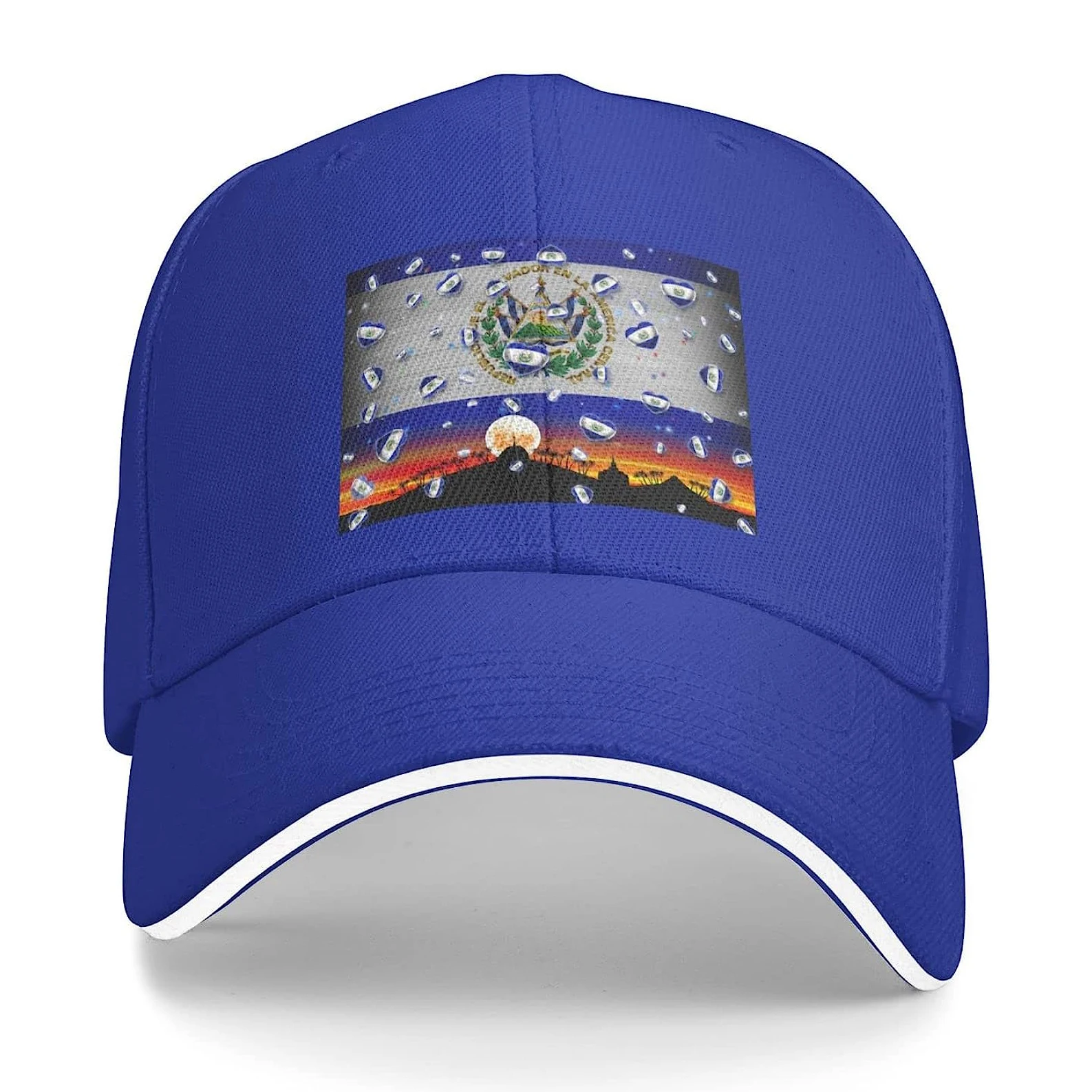 

TOOL Band El Salvador Flag Unisex Baseball Cap Fits Men Women Adjustable Dad Hat Sandwich Bill Cap