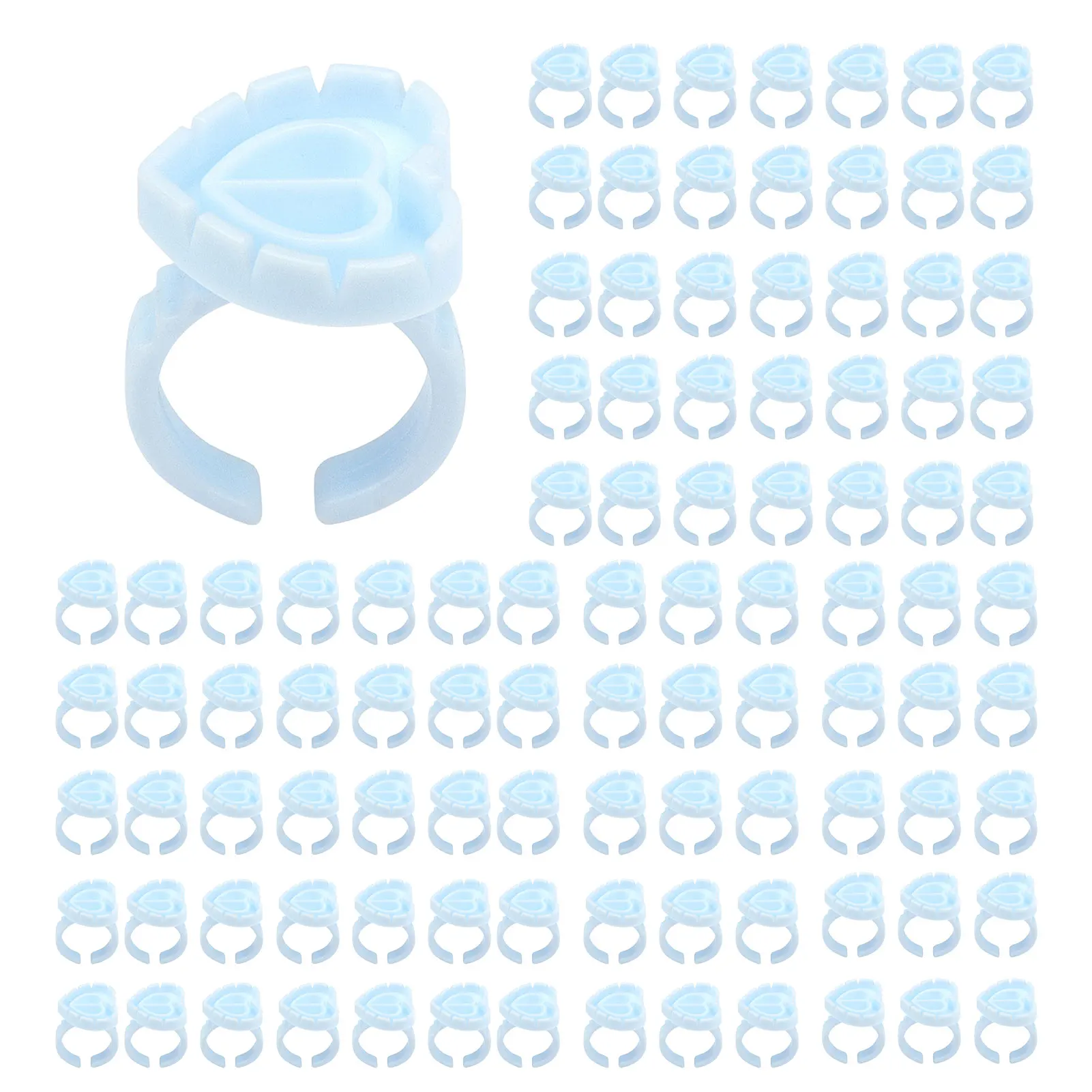 

100 шт., одноразовые контейнеры для наращивания ресниц