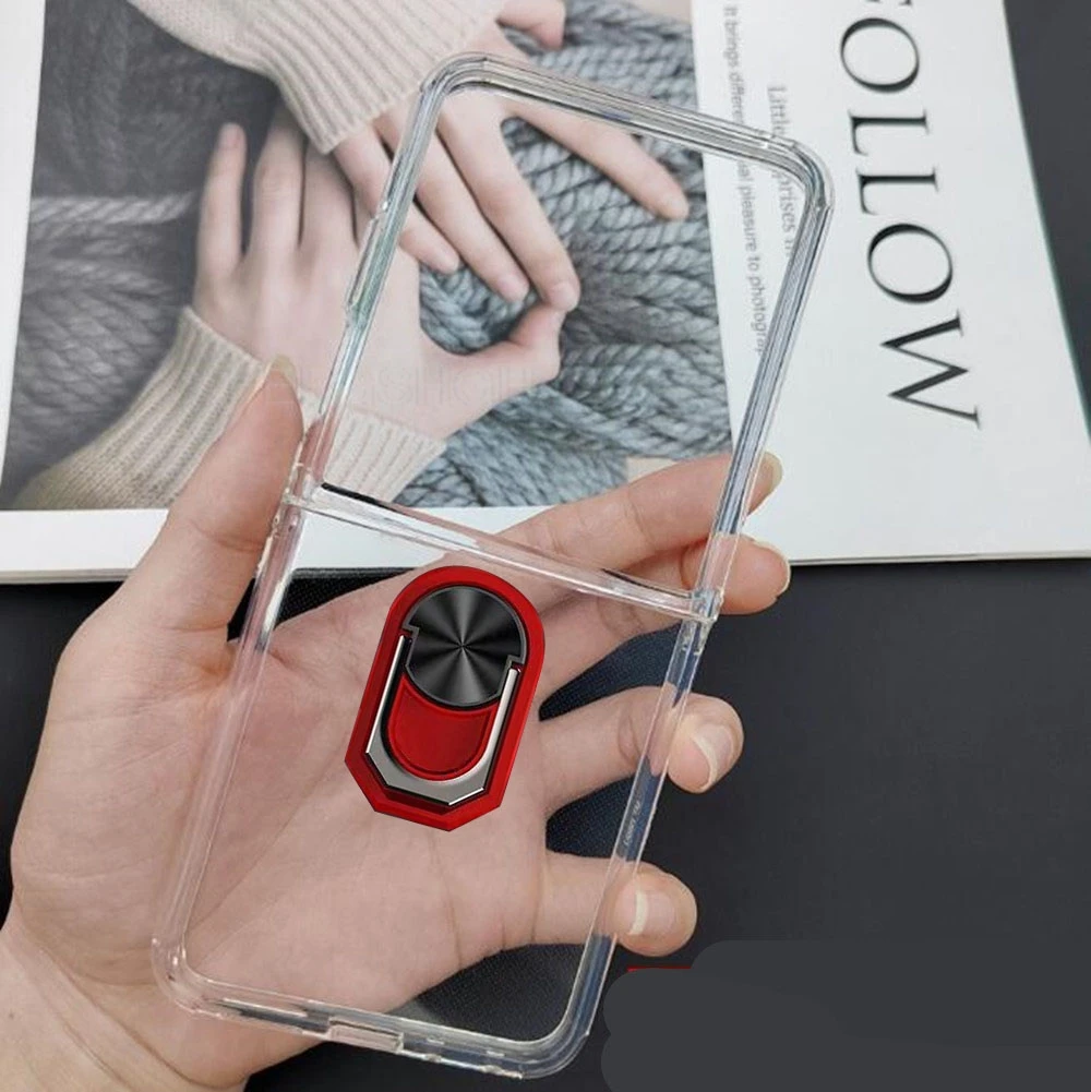 Для Motorola Razr 50 Ultra Razr+ Plus Razr5 Gen4 Кольцо на задний палец Мягкий силиконовый чехол из