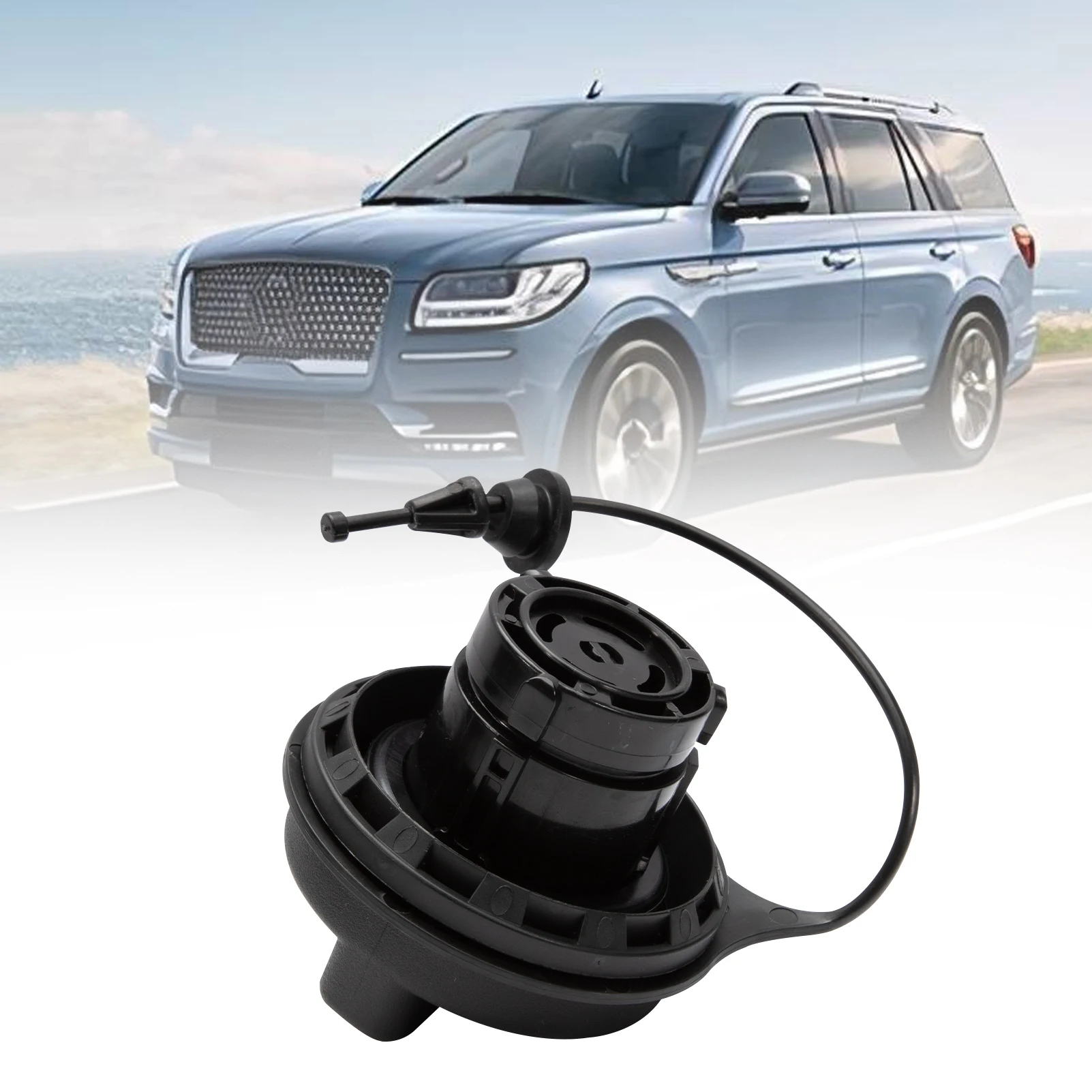 Пластиковая черная крышка для бензобака Φ FC975 экспедиции Ford Lincoln Navigator 2000-2004