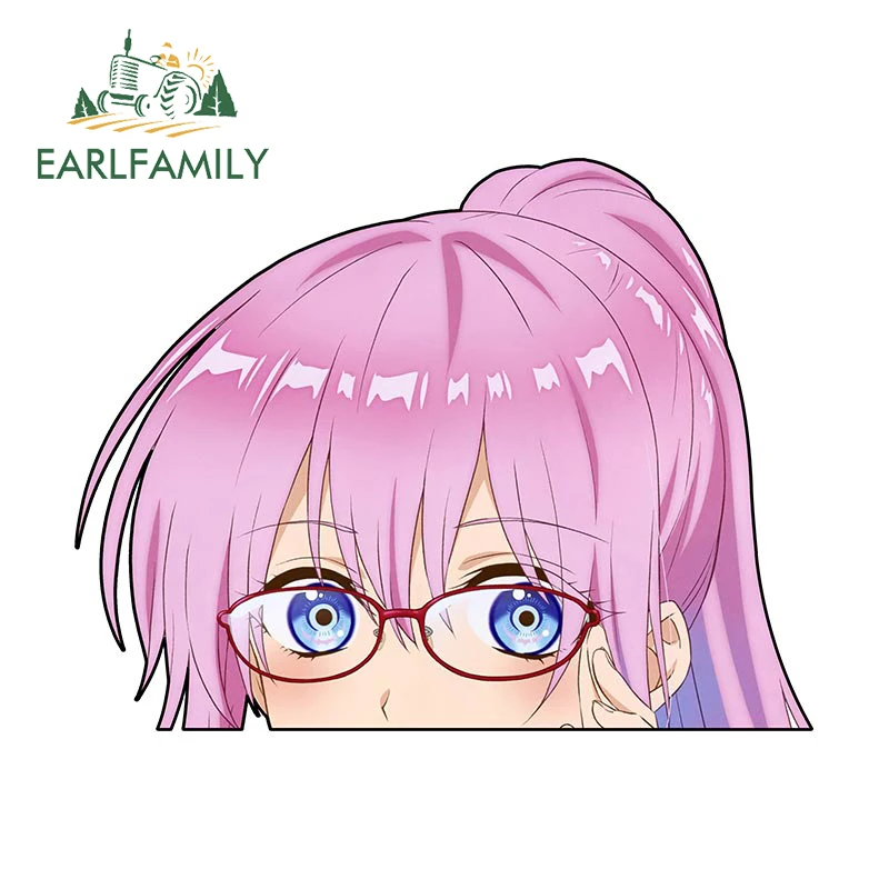 Earlfamily 13см х 8.3см для наклеек Shikimori Peeker на автомобили, ноутбуки, аниме, мотоциклы, аксессуары из винила для кемпинга, наклейка на дом на RV JDM.