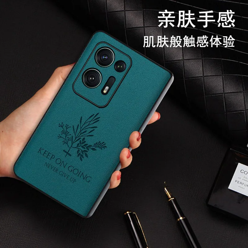 

Genuine Leather Material Case For OPPO Find N2 Case