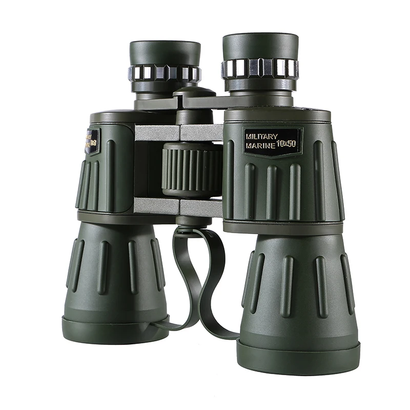 Optical Binoculars High Clarity for Outdoor Sports Trips Hiking Waterproof Binoculars 10x50 Handheld Telescope for Adult Kids