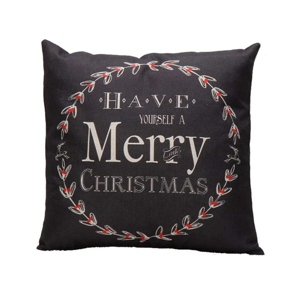 

Чехол-Подушка для гостиницы, прочный чехол с рождественским принтом, для защиты спальни, простота установки, квадратная форма, Современный ...