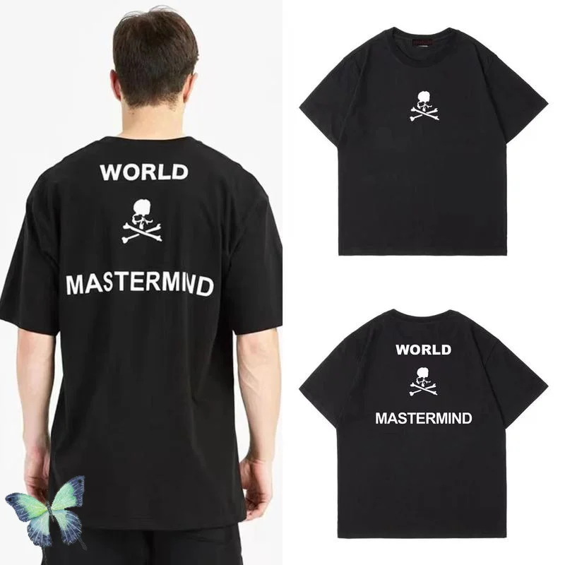 

MMJ Pink Yellow Casual Summer T Shirt Mastermind Japan Men Women Hip Hop T-shirt