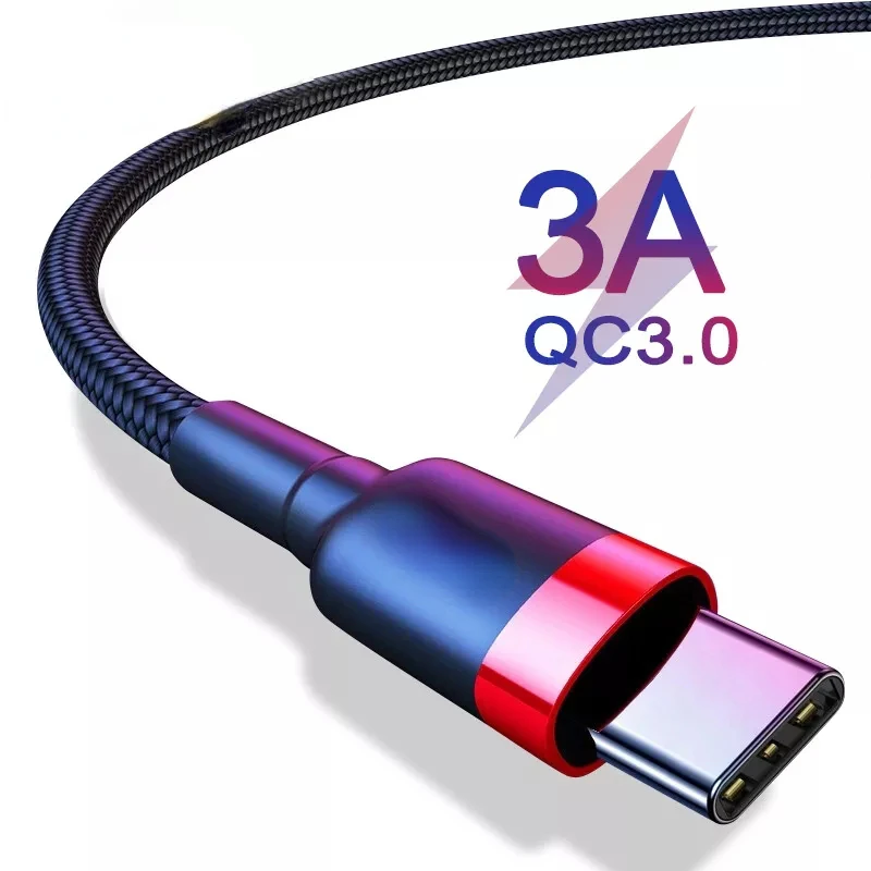 

USB C Cable Type C Cable for Samsung S20 S10 Qucik Charge 3.0 USB C Cable Phone Wire Cord USB Type C Cable for Xiaomi