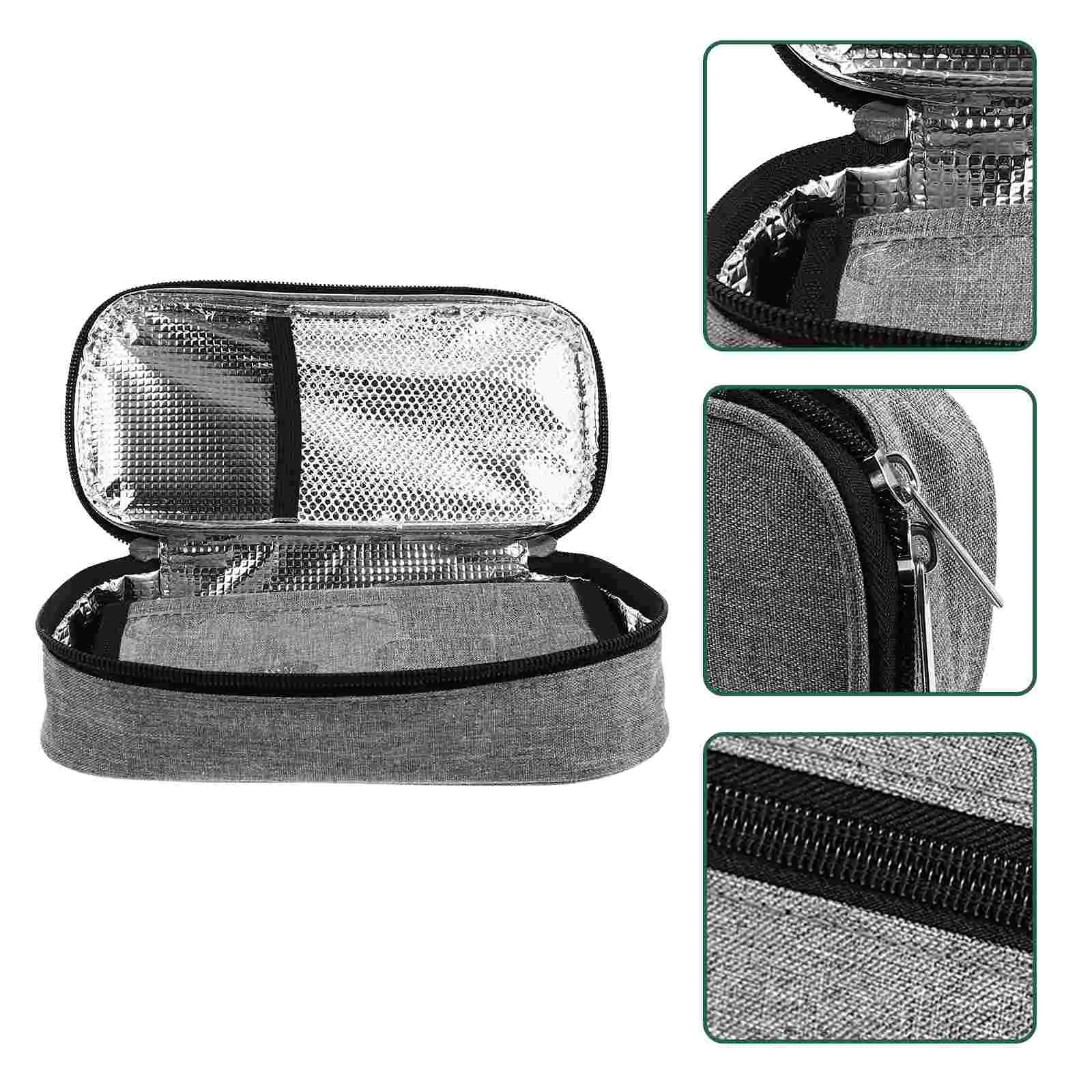 

Insulin Bag Cooler Casetravel Medication Organizer Cooling Insulated Pen Supplies Portable Carrying Cool Handy Accessories