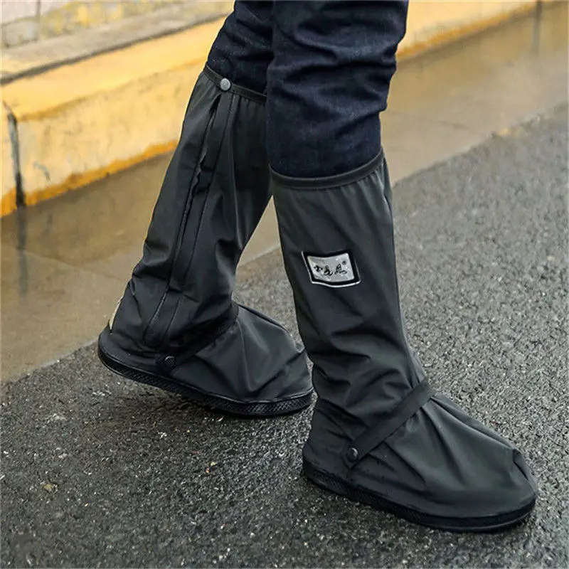 

Creative Waterproof Shoe Covers Waterproof Reusable Motorcycle Cycling Bike Boot Rain Shoes Covers with Relectors