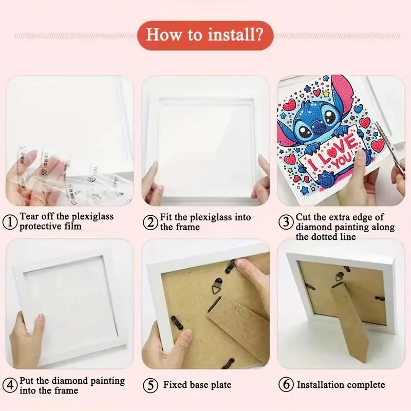 Алмазная картина MINISO Лило и Стич