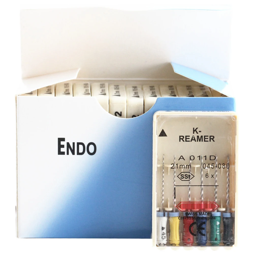 

10 сумка зубной напильник K - REAMER 21 / 25mm 045 - 080 палец расширитель корневой трубы