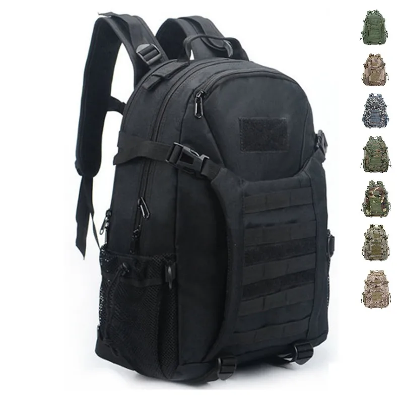 

35L Camping Backpack Waterproof Trekking Fishing Hunting Bag Military Tactical Army Molle Climbing Rucksack Outdoor Bags mochila