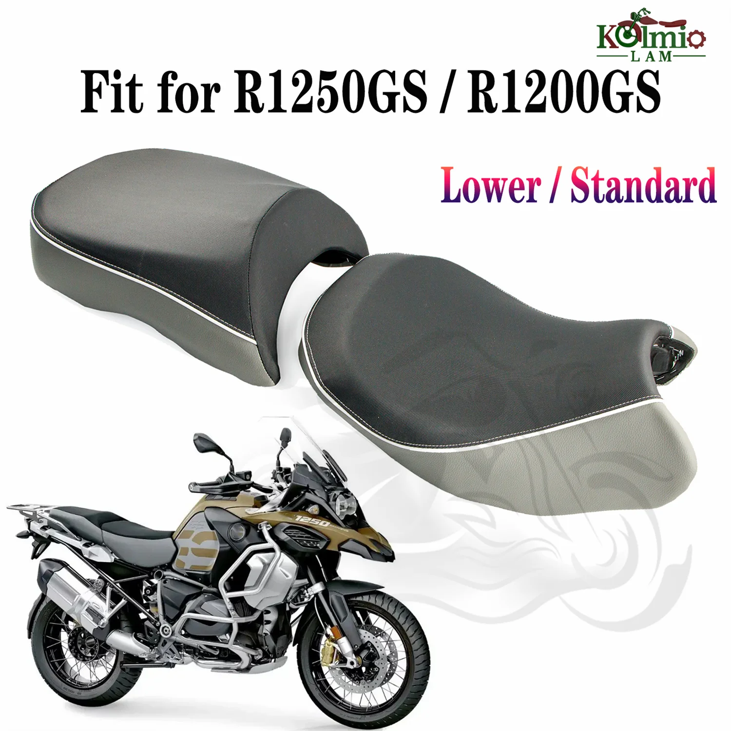 Фото Подходит для BMW 2013 - 2022 R1200GS R1250GS ADV мотоциклетная Передняя подушка для пассажирского сиденья R1200 GS R1250 GS 2018 №1