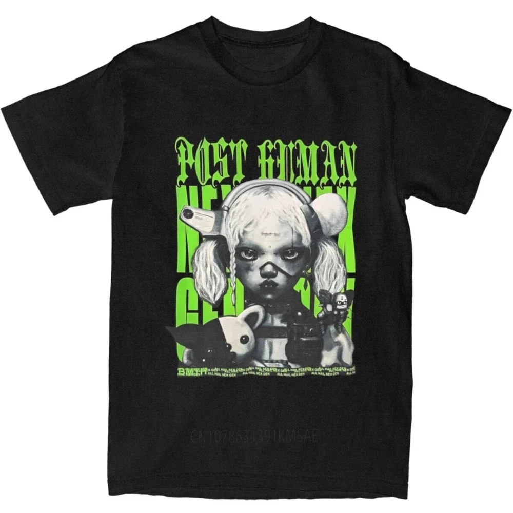 Футболка хлопковая оверсайз с мантрой Bring Me The Horizonsed