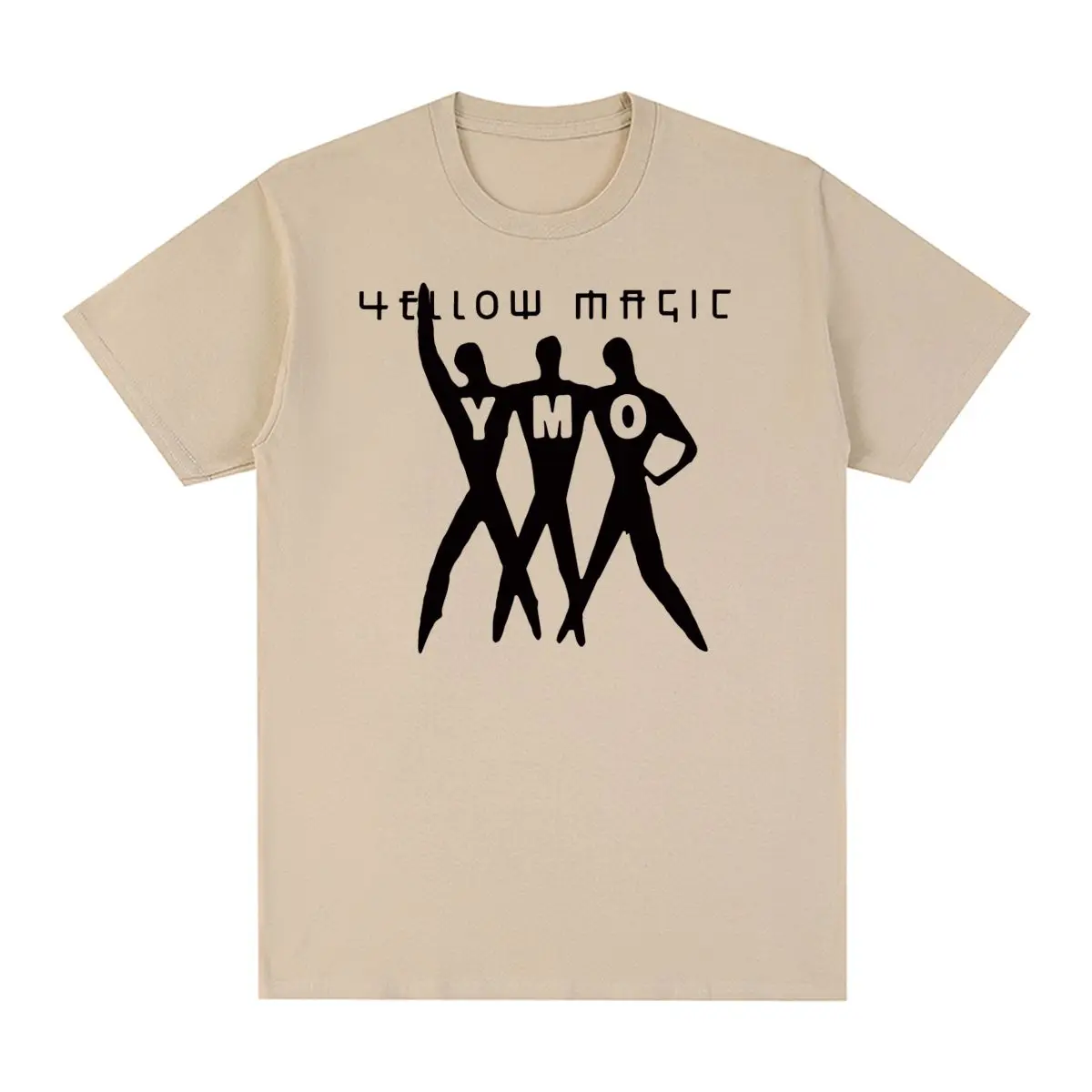 

Yellow Magic Orchestra ymo Vintage T-shirt Electronic Music Streetwear Summer Cotton Men T shirt New Tee Tshirt Womens Tops
