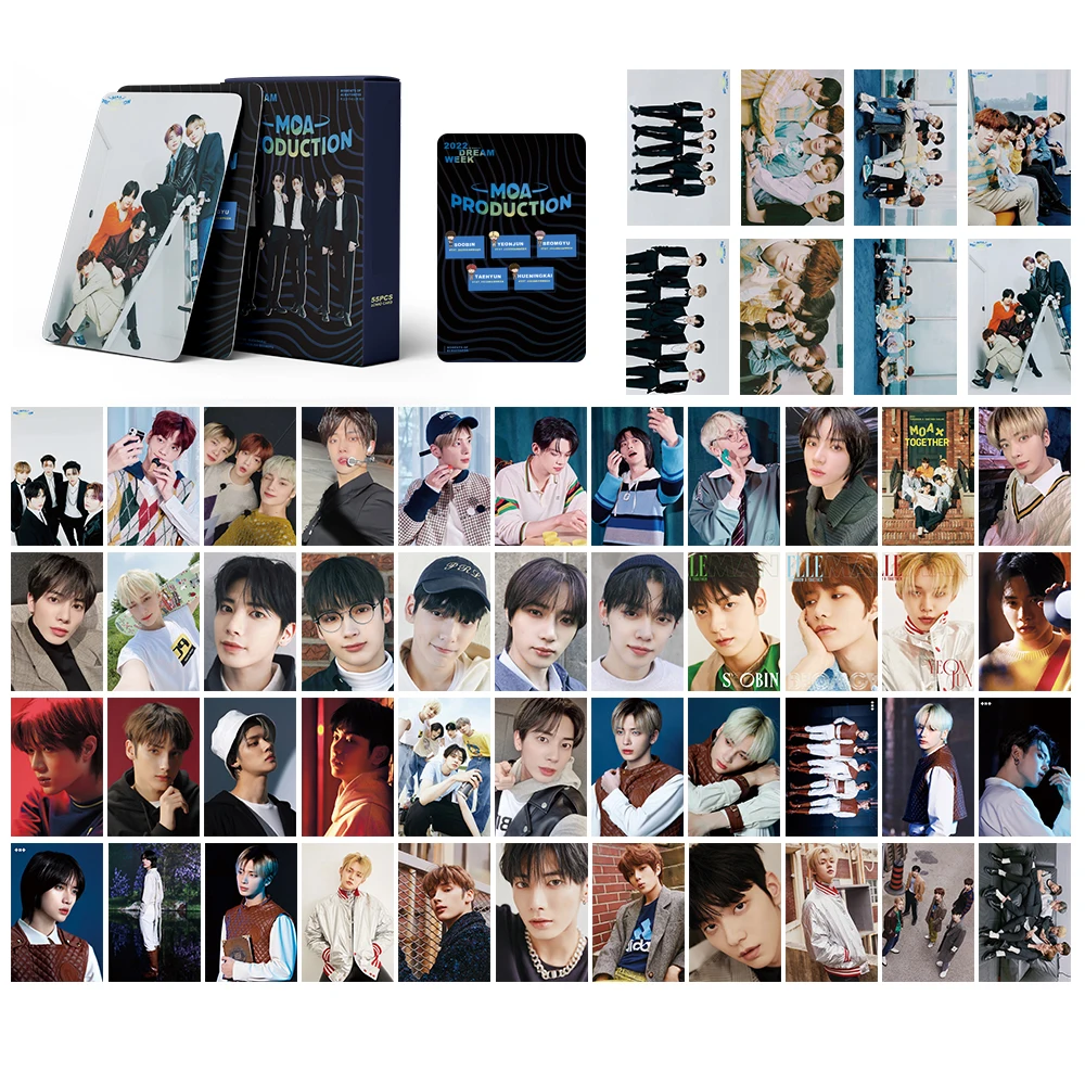 54 шт./Kpop новый альбом TXT 2022 DreamWeek MOA производство LOMO открытка Милая группа Idol