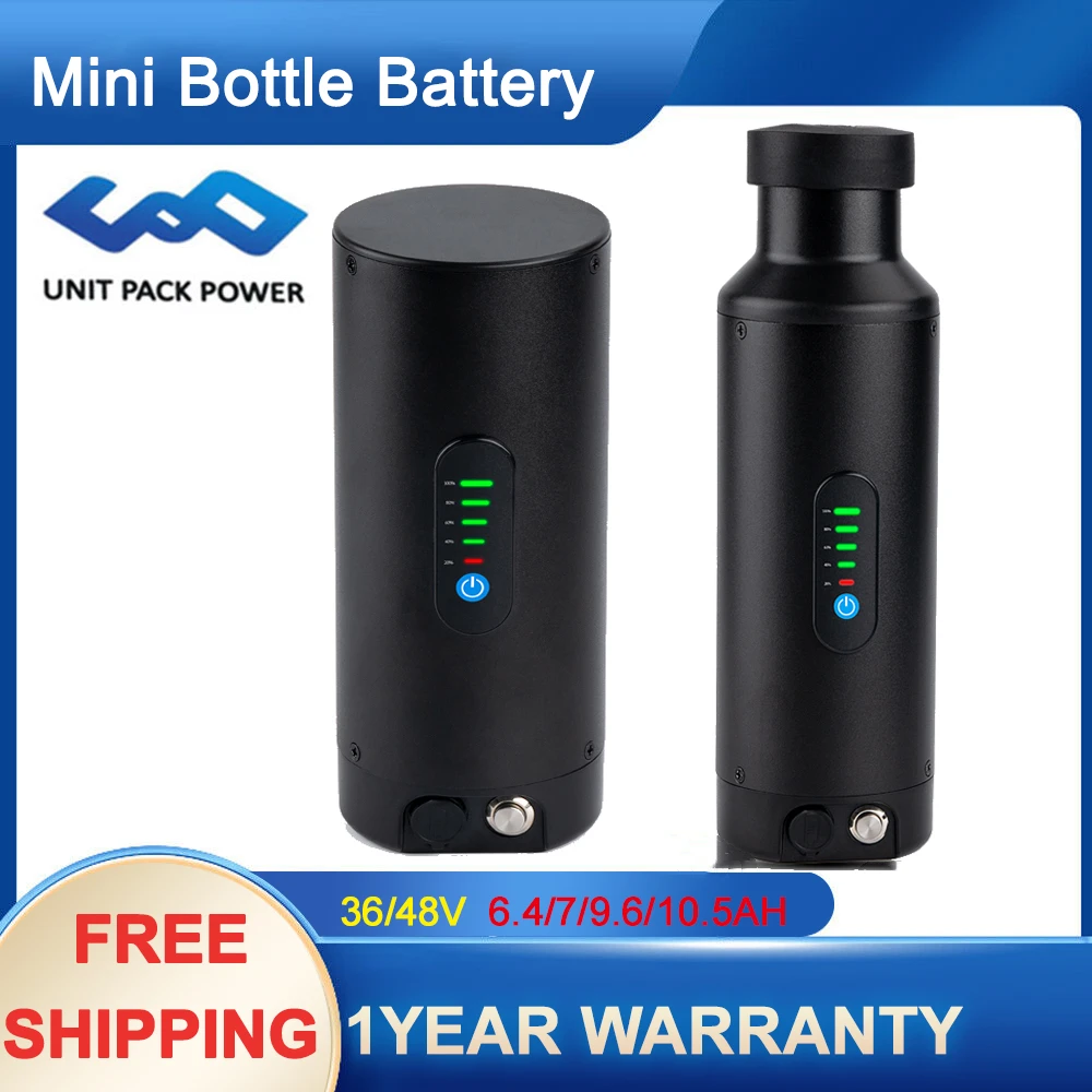 

Mini Bottle eBike Battery 36V 10.5Ah 48V 7Ah 18650 Li-ion Pedelec Battery 48V 9.6AH for Bafang 500W BBS01 350W TSDZ2 250W Motor