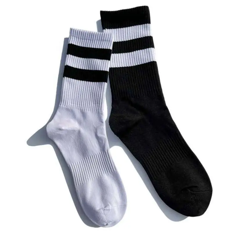 Men And Women In The Wind Tube Socks College Street Skateboarding Basketball Two Poles Striped Socks Sock Sports