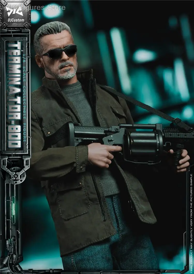 

In Stock 1/6 Old T-800 Arnold Figure Model DJ-CUSTOM NO-16004 Full Set 12'' Male Soldier Action Doll Toy
