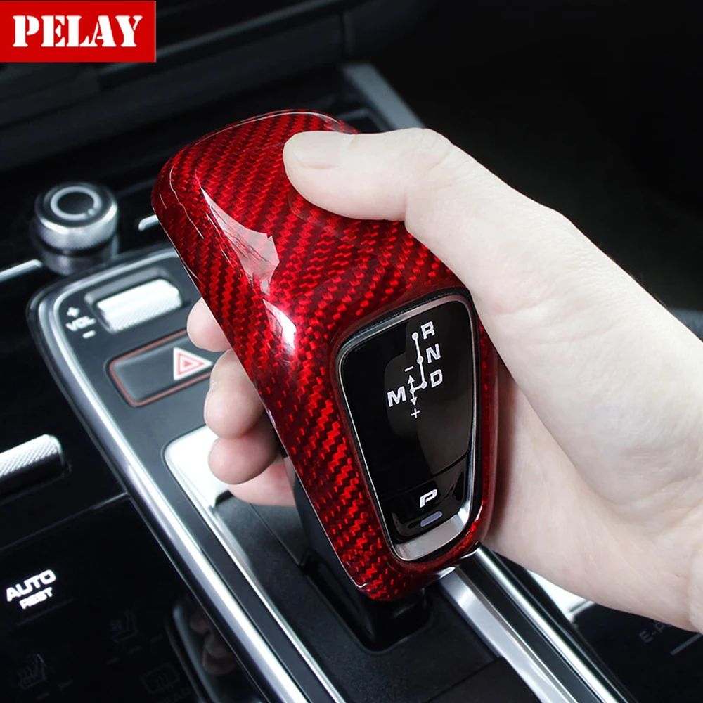 

Ручка переключения передач из настоящего углеродного волокна для Porsche Panamera 971 Cayenne 9YA 2017 2018-2020, сменная ручка переключения передач в салоне