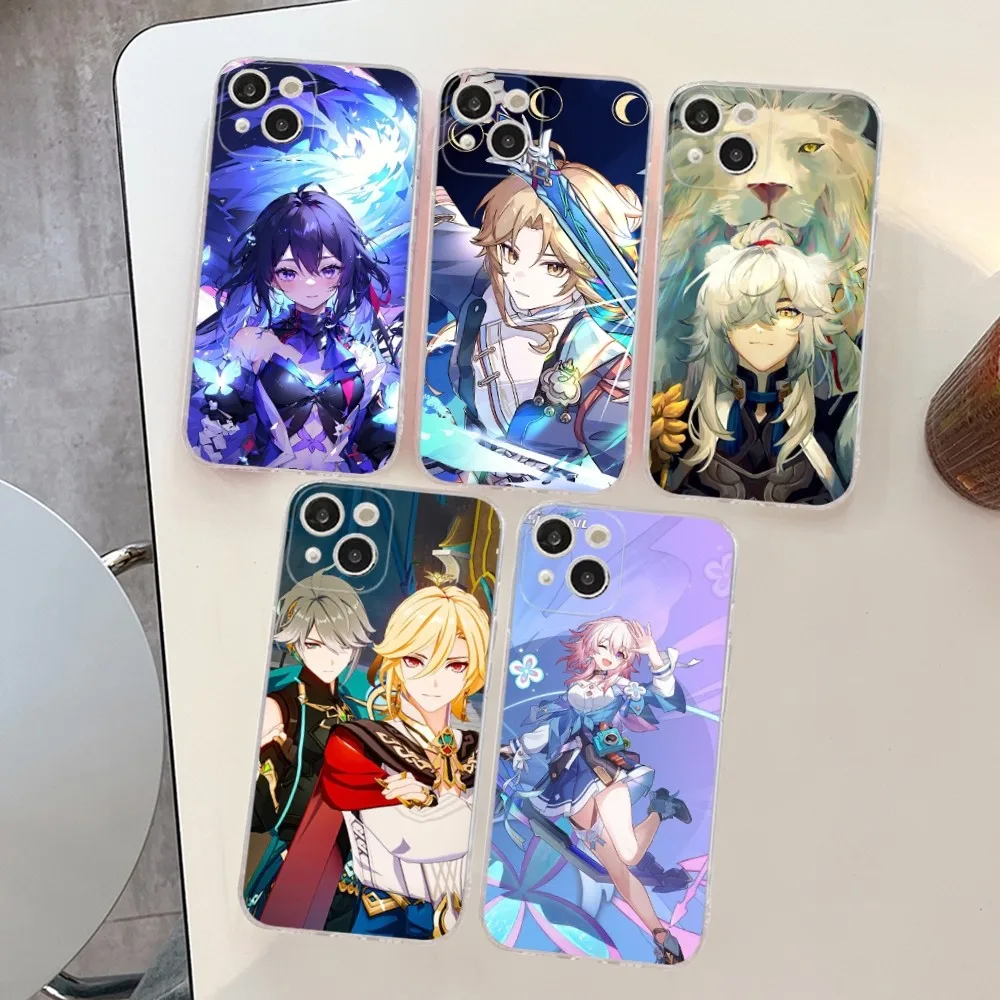 

Game Honkai Star Rail Phone Case Silicone Soft For Iphone 14 13 12 11 Pro Mini XS MAX 8 7 6 Plus X XS XR Cover