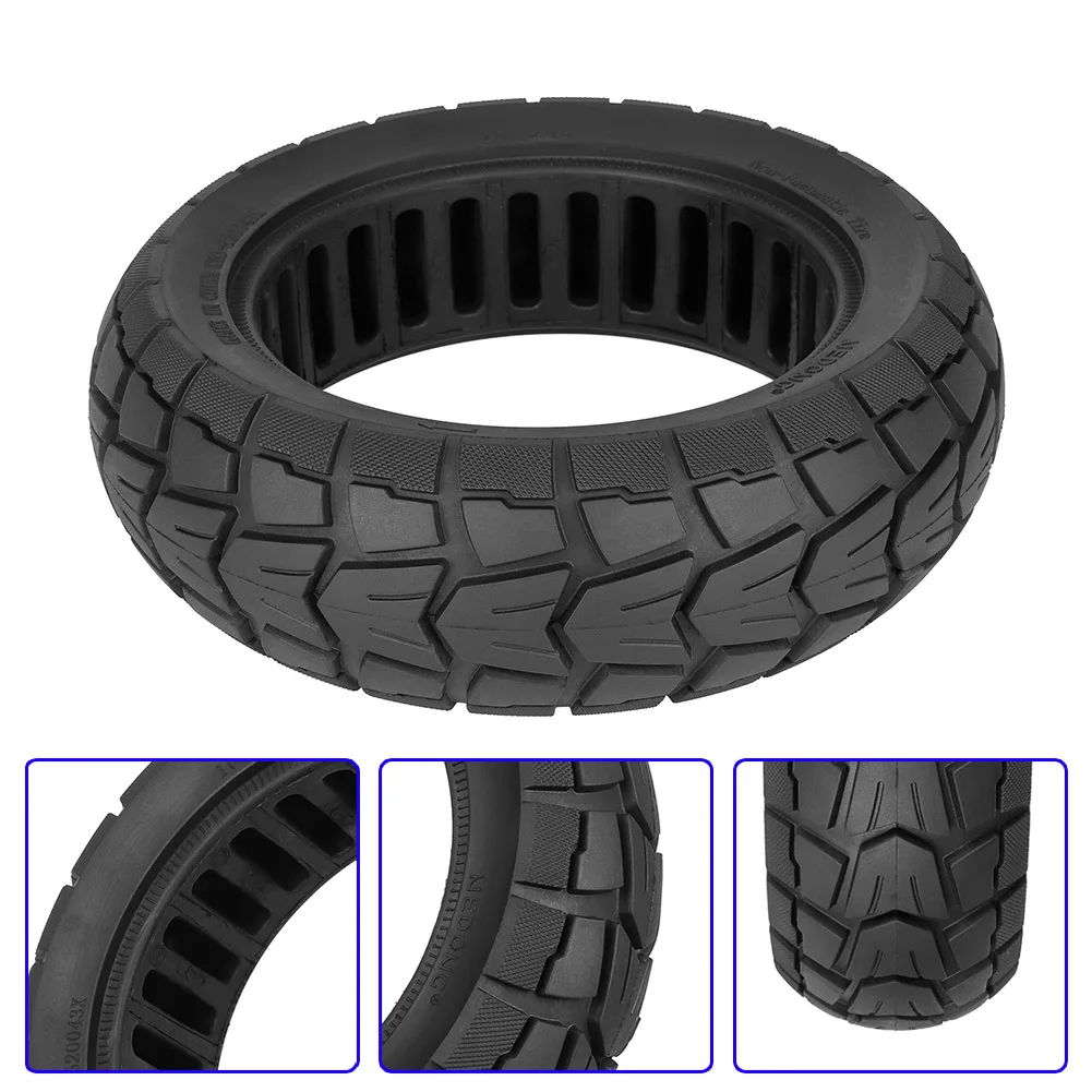 

10 Inch 10x2.75-6.5 Tubeless Off-Road Solid Tyre 70/65-6.5 Tire For Balance Car Electric Scooter Bicycle Replacement Parts