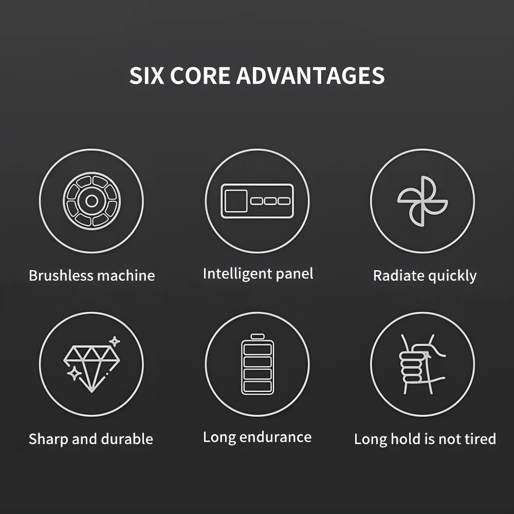 Промышленная высокоэффективная бесщеточная угловая шлифовальная машина Catalap poem