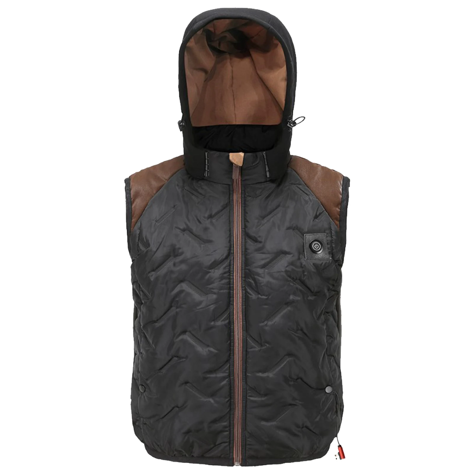 

Жилет с подогревом, легкая обогревающая куртка, Женская перезаряжаемая легкая одежда унисекс с подогревом, обогреватель тела для улицы