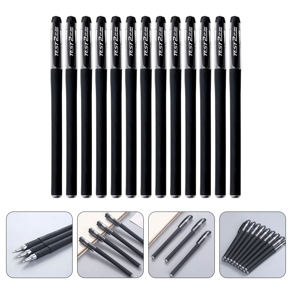

20pcs School Pend Student Supplies Pens Plastic Pens (Black)