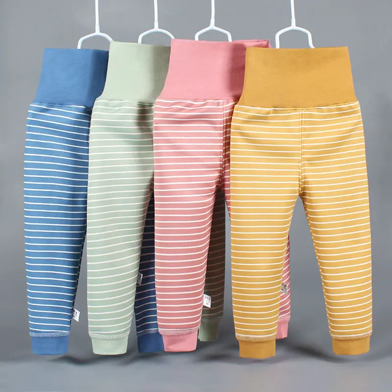 

Children's Warm Pants Plus Velvet Warm Baby High Waist Pants Belly Protection Pants Boys and Girls Can Open Files 0-5 Years Old