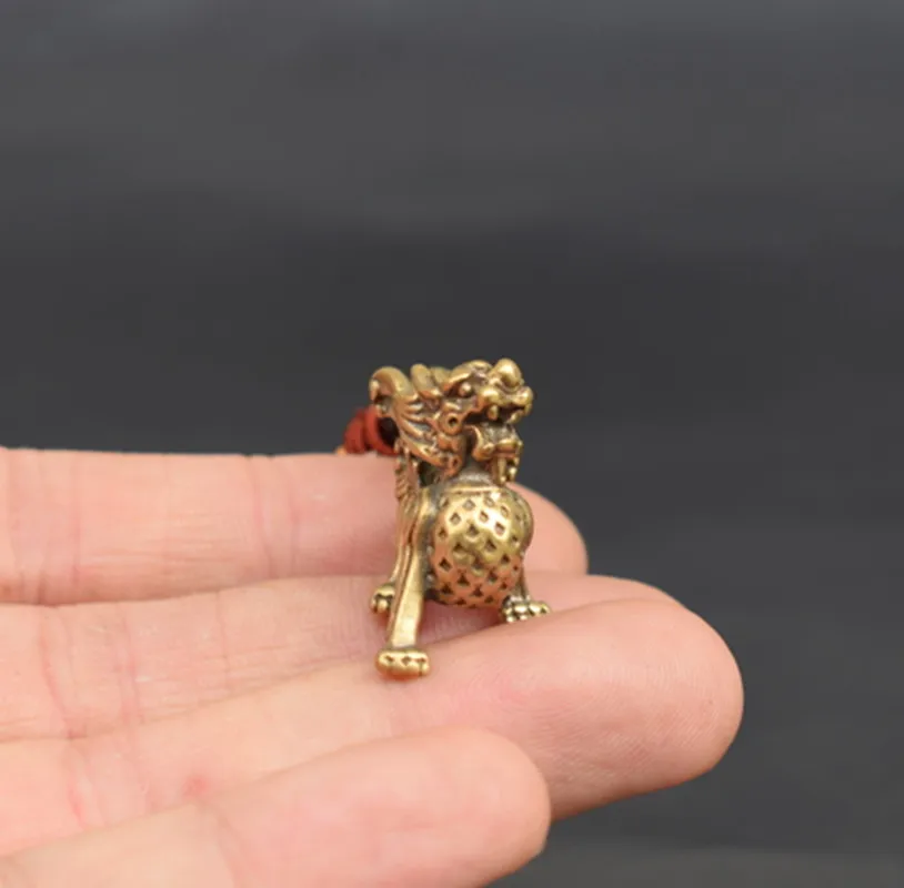 Мужская подвеска в виде дракона стиле ретро |