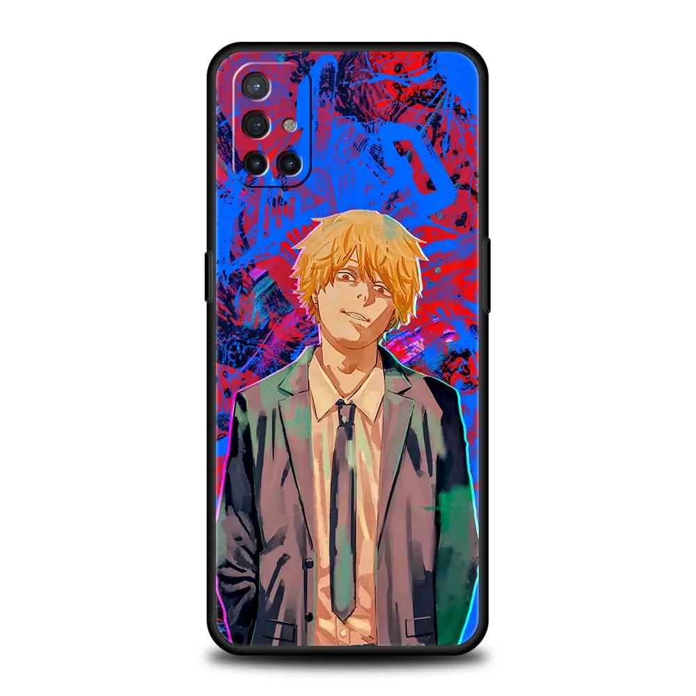 Manga Chainsaw Man Anime Phone Case For OnePlus 9 8 7 7T 10 Pro 9RT 9R 8T Nord N100 N200 N10 CE 2 5G Z Soft Silicone Cover Couqe |