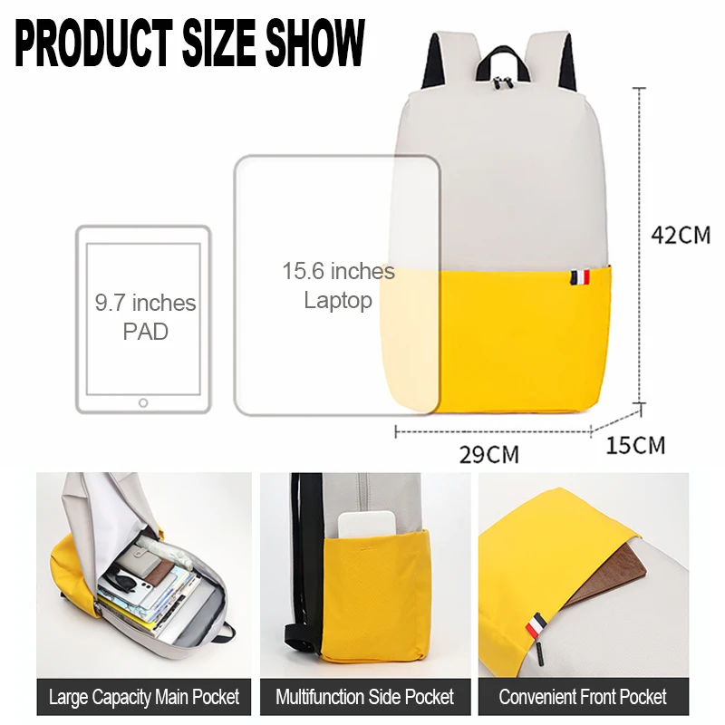 brand patchwork casual men backpack women waterproof nylon computer backpack laptop men backpack bag travel women backpack men free global shipping