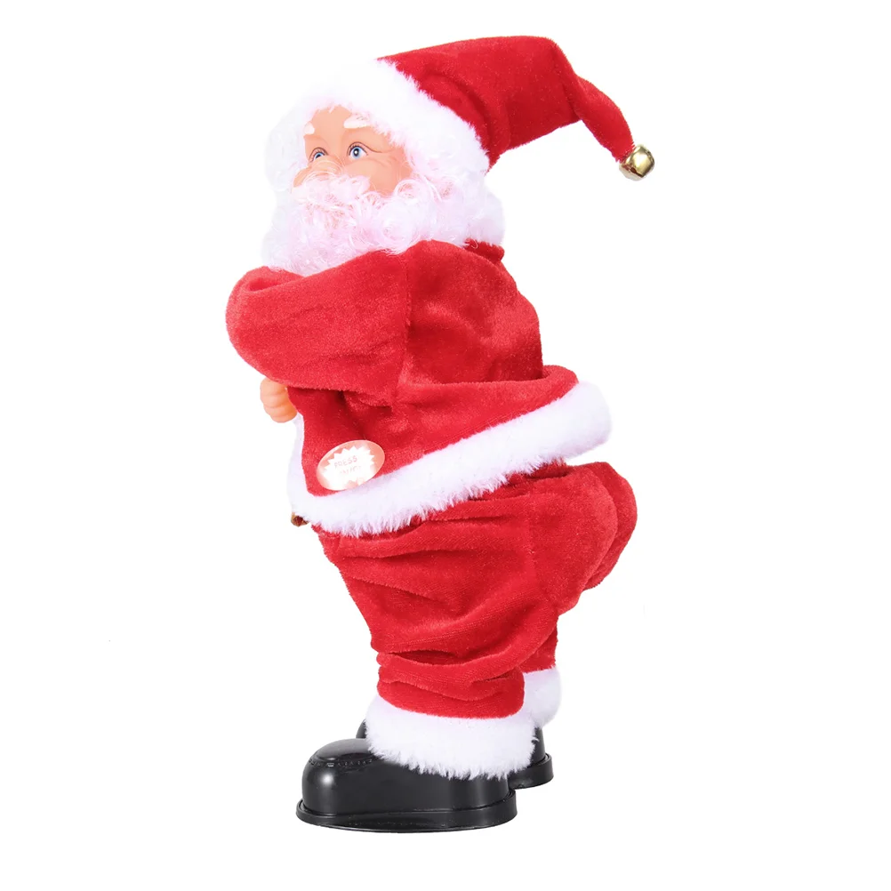

1Pc Lovely Electronic Creative Xmas Decor Santa Claus Without