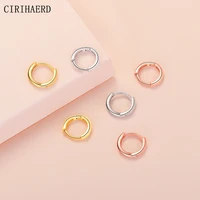 wholesale gold plated earring for women statement round hoop piercing earrings fashion womens jewelry accessories 2022 new hot