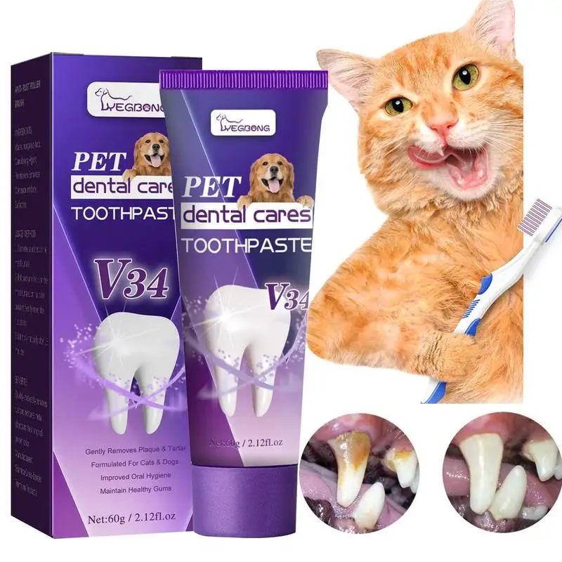 

Dog Toothpaste Dog Oral Care Toothpaste For Pet Teeth Cleaning Fragrant Safe And Effective Toothpaste For Dogs Cats And Pets
