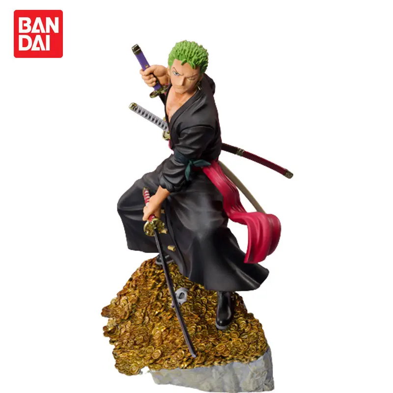 

Bandai Original Authentic Model ONE PIECE Figuarts ZERO WT100 Zoro Anime Action Figure Collectible Model Toys Gifts for Children
